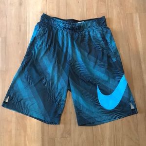 Blue Nike Athletic Shorts